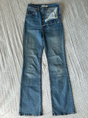 Levi ribcage boot jeans - boot,