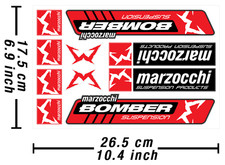 Marzocchi Bomber Decals