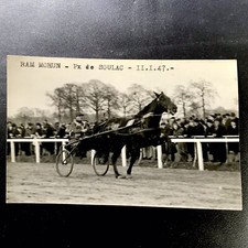 Photo Presse Cheval Trotteur Ram Mohun Prix De Soulac 1947 Horse Racing