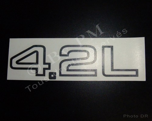 Sticker arrière pour - 4.2l,