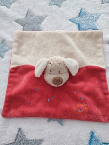 Doudou plat chien - doudou, rouge