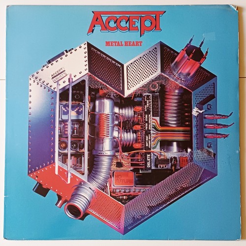 Accept metal heart vinyl - "metal,