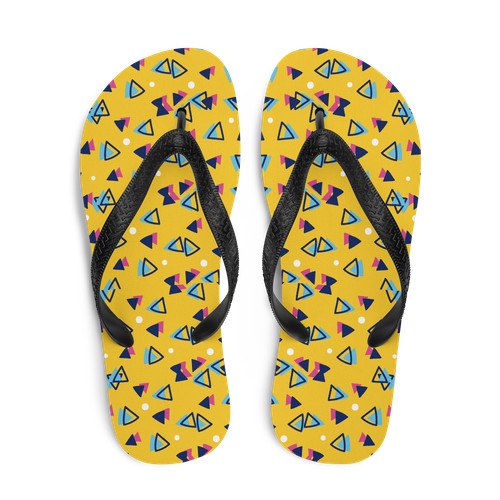 Funky colored flip flops - funky,