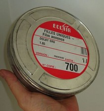 Boite de bobine de film " Bande Annonce" FILLES UNIQUES