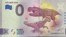 BILLET 0 EURO KOOLNER ZOO ALLEMAGNE   2025 PETIT NUMERO MOINS  DE 100