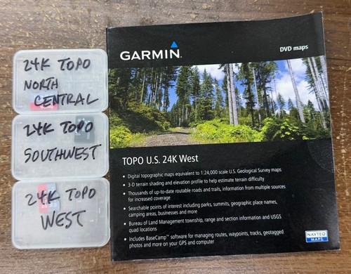 Garmin topo 24k maps - 24k, west