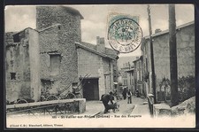 CPA St-Vallier-sur-Rhone, Rue