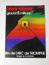 AFFICHE LOTERIE NATIONALE