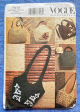 Patron VOGUE accessories n° 7812 - Sac à Main - une seule taille