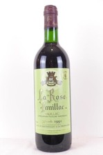 saint-émilion la rose pauillac fût de chêne rouge 1991 - bordeaux
