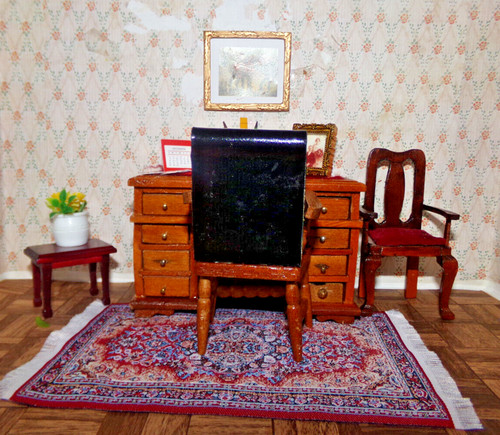 Dollhouse miniature office - dollhouse,