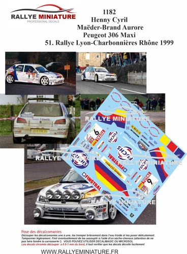 Decals ref 1182 - ref, peugeot