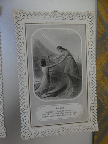 Image pieuse canivet dentelle