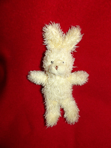 Peluche doudou lapin bleu - doudou,
