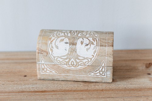 Boite bois blanc - boite, en