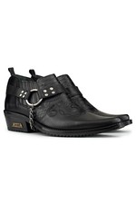 Homme Cuir Noir Gothique