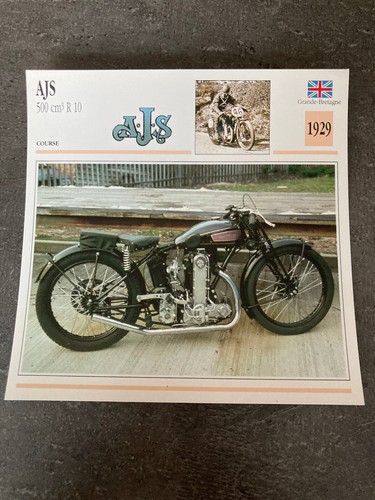 Carte fiche moto - fiche,