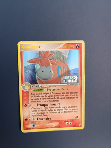 Carte pokemon camerupt 100 - camerupt, 3/100