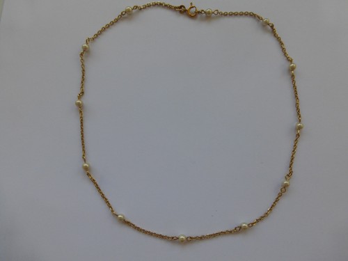 Collier plaqué jaune - plaqué, or