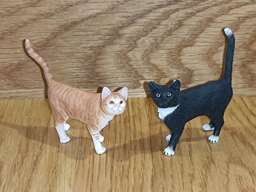 Lot figurines chat pvc - 2,