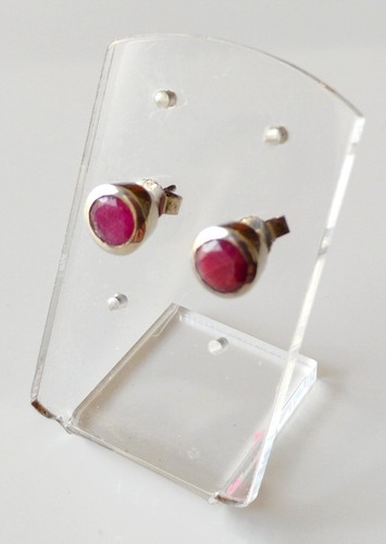 Boucle oreille rubis et - boucle, d'oreille
