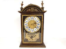 Cartel pendule religieuse bois laiton buste Louis XIV allégories fin XVIIè