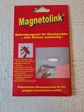 Set fixation magnétique pour détecteur de fumée monoxyde de carbone Magnetolink