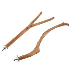 Perchoir à perroquets, 2 pièces, poteau sur pied, Cage à oiseaux, tige sur pied