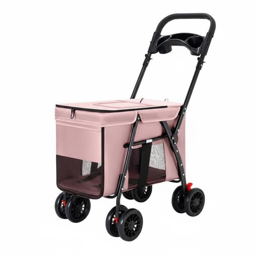 Poussette chien pliable - poussette,