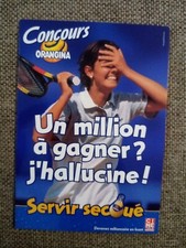 CARTE PUBLICITAIRE ORANGINA 