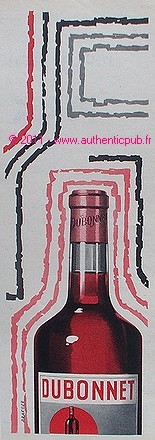 Publicite dubonnet vin - publicite,