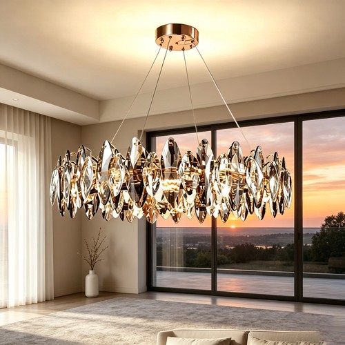 Dimmable golden crystal - golden,