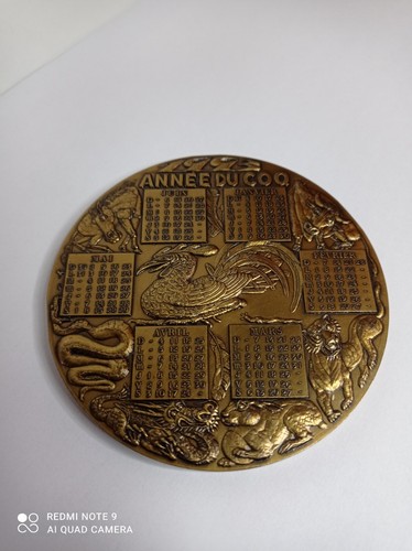 France medaille calendrier - medaille,