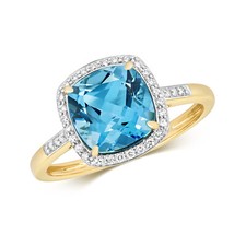 Bague femme pavage jaune - or,