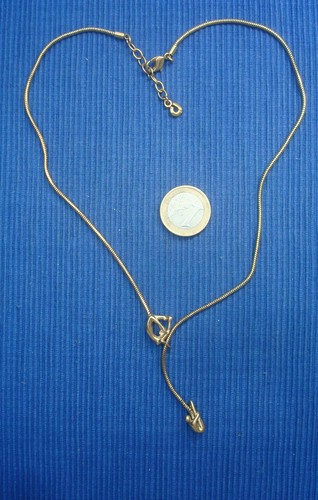 B36 collier vintage métal - collier,