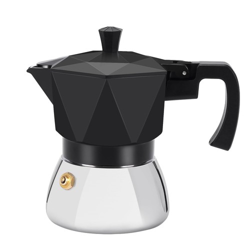 Rich crema moka pot double - crema,