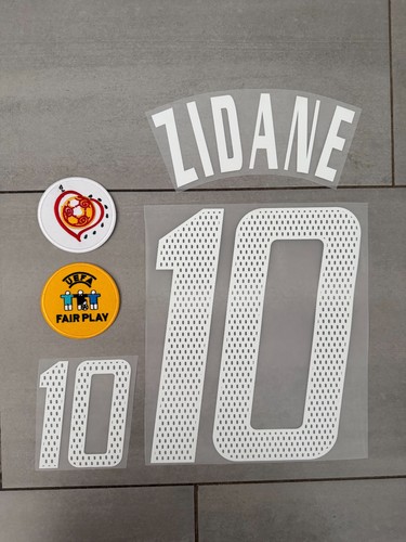 Flocage zidane maillot - flocage, #10