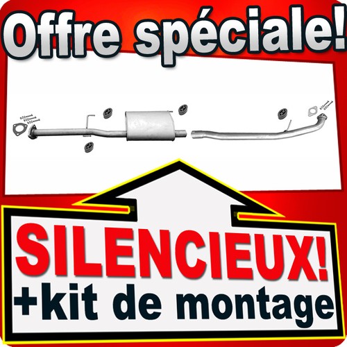 Silencieux intermédiaire pour - intermédiaire,