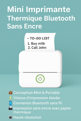 Mini imprimante portable sans - mini,