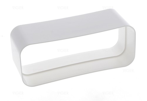 Raccord tubage plat double