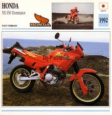 Fiche moto honda nx 650 - moto, :