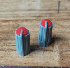 X2 BOUTONS KNOB POTENTIOMÈTRE TABLE DE MIXAGE 270 DEGRÉ rouge clair LOT DE 2