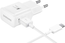 Samsung Chargeur Original EP-TA200EWE + câble EP-DR140AWE, câble Type C, Blanc