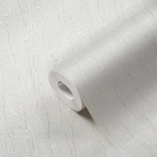 Papier Peint Blanc Avec Motif Texturé, Accents Gris – Blanc