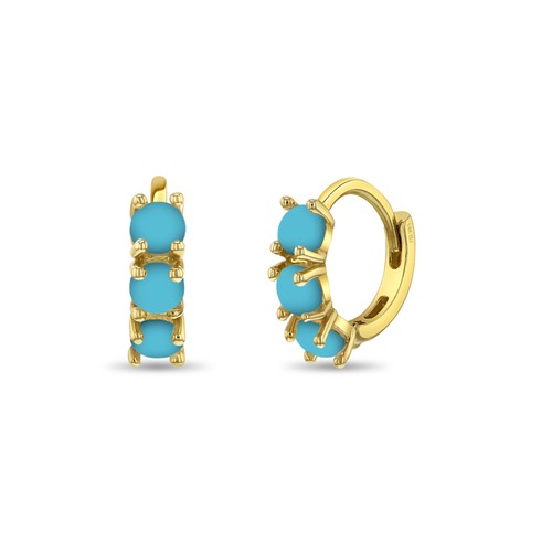 14k simulé turquoise - 14k,