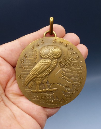 Médaille bronze aristote - médaille,
