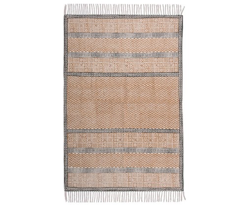 Tapis rectangulaire 100 coton - tapis,