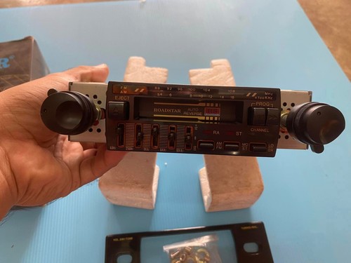 Vintage old car radio - old,