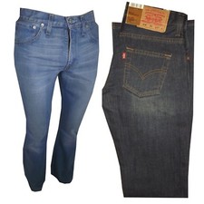 Jeans Levis Hommes Femme Levi's 516 à Pattes Pantalon Évasée Bootcut w27 28 29