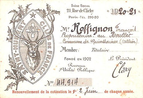 Quinssaines carte membre - quinssaines,